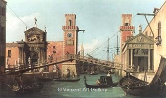 Entrance to the Arsenal by   Canaletto