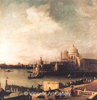 Entrance to the Canal Grande by   Canaletto