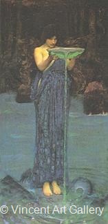 Circe Indiviosa by J.W.  Waterhouse