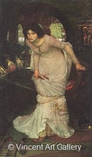 The Lady of Shalott by J.W.  Waterhouse