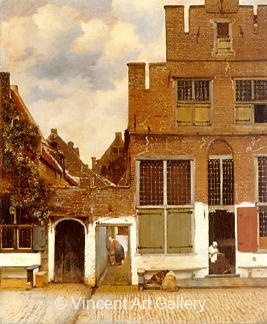 The Little Street by Johannes  Vermeer