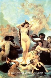 The Birth of Venus by W.A.  Bouguereau