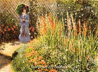 Gladiolii by Claude  Monet