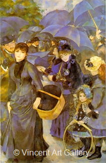 The Umbrellas by Pierre-Auguste  Renoir