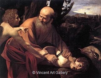 The Sacrifice of Isaac by Michelangelo M. de Caravaggio