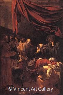 The Death of the Virgin by Michelangelo M. de Caravaggio