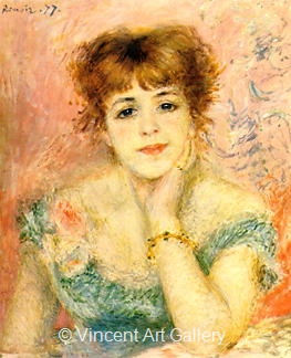 Jeanne Samary by Pierre-Auguste  Renoir