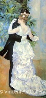 Dance in the City by Pierre-Auguste  Renoir
