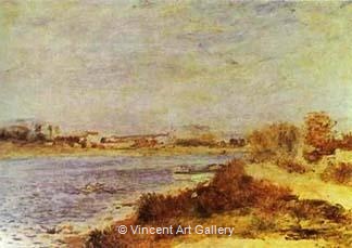 The Seine at Argenteuil by Pierre-Auguste  Renoir