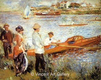 Oersman at Chatou by Pierre-Auguste  Renoir