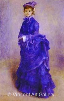 Parisian Lady, "La Parisienne" by Pierre-Auguste  Renoir