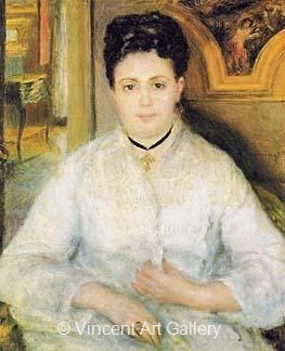 Madame Choquet by Pierre-Auguste  Renoir