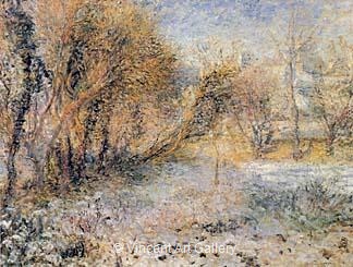Snowy Landscape by Pierre-Auguste  Renoir