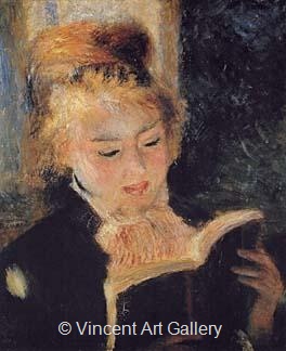 The Reader by Pierre-Auguste  Renoir