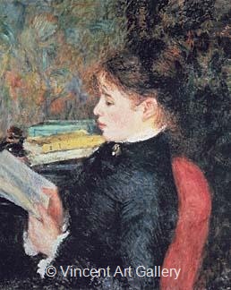 Woman Reading by Pierre-Auguste  Renoir