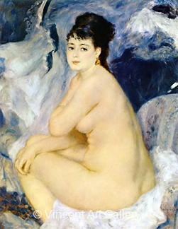 Female Nude (Anna) by Pierre-Auguste  Renoir