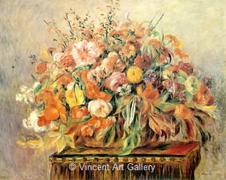 Still Life with Flowers by Pierre-Auguste  Renoir