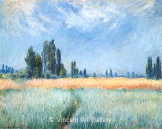 Field of Corn by Claude  Monet
