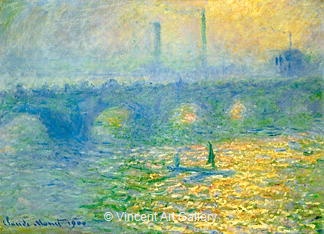 Waterloo Bridge, London by Claude  Monet