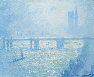 Charing Cross Bridge by Claude  Monet
