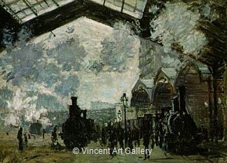 Saint-Lazare Station by Claude  Monet