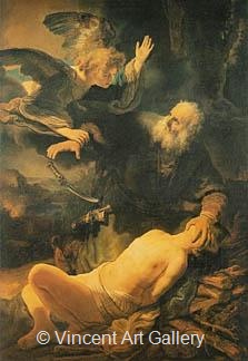 The Sacrifice of Isaac by Rembrandt van Rijn