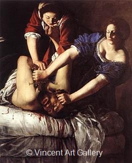Judith Beheading Holofernes by Artemisia  Gentileschi