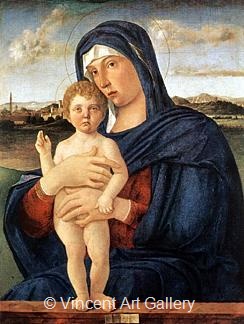 Madonna with Blessing Child by Giovanni  Bellini