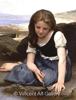 The Crab by W.A.  Bouguereau
