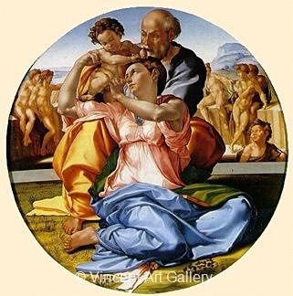 The Holy Family by   Michelangelo