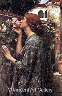 Soul of a Rose by J.W.  Waterhouse
