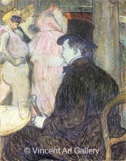 Maxime Dethomas by Henri de Toulouse-Lautrec