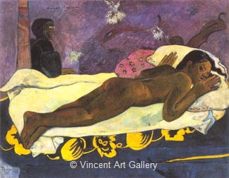 Manao Tupapau by Paul  Gauguin