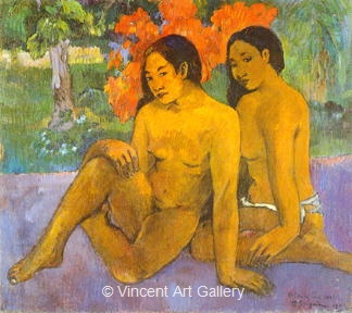 And the Gold of their Bodies by Paul  Gauguin