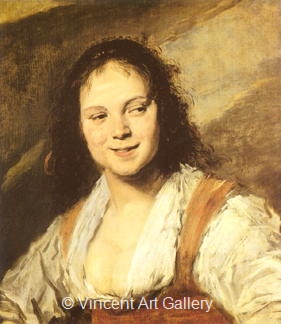 The Gipsy Woman by Frans  Hals