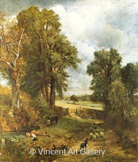 The Cornfield by John  Constable