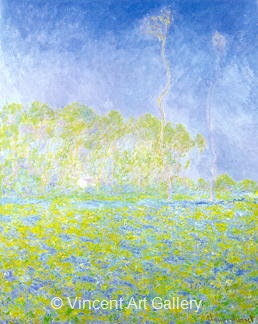 Springtime Landscape by Claude  Monet