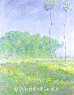 Springtime Landscape by Claude  Monet