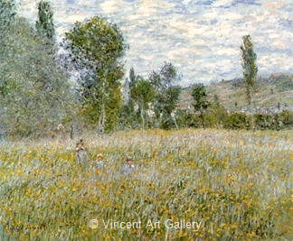 The Meadow by Claude  Monet