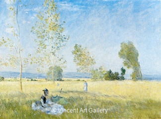 Meadow at Bezons by Claude  Monet
