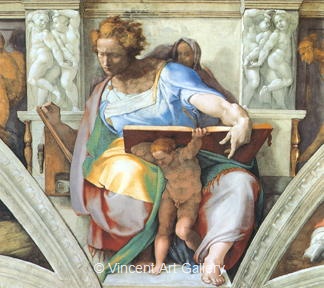 Daniel (detail) by   Michelangelo
