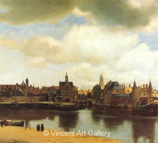 View of Delft by Johannes  Vermeer