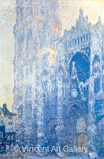 The Portal and the Tour d'Albane (Morning Effect) by Claude  Monet
