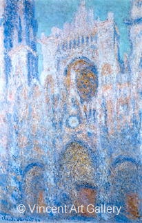 Rouen Cathedral, Symphony in Grey and Rose by Claude  Monet