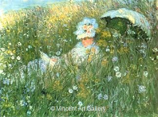 In the Meadow by Claude  Monet