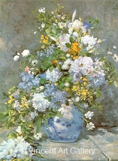 Spring Bouquet by Pierre-Auguste  Renoir