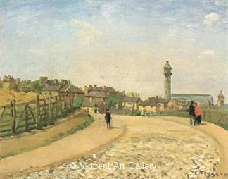 Upper Norwood, Crystal Palace, London by Camille  Pissarro