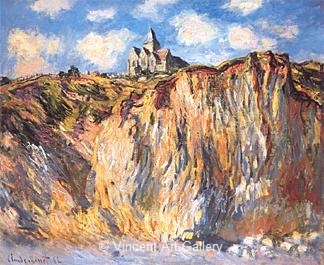 The Church at Varengeville, Morning Effect by Claude  Monet