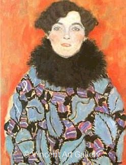 Portrait of Johanna Staude by Gustav  Klimt