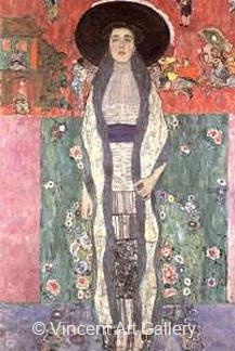 Portrait of Adele Bloch-Bauer II by Gustav  Klimt